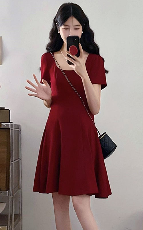 4✮- OMFMY9258 - Knee Dress