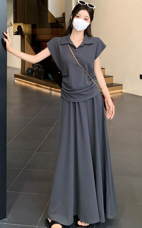 4✮- ONFMY10652 - Midi Dress (Top+Skirt)
