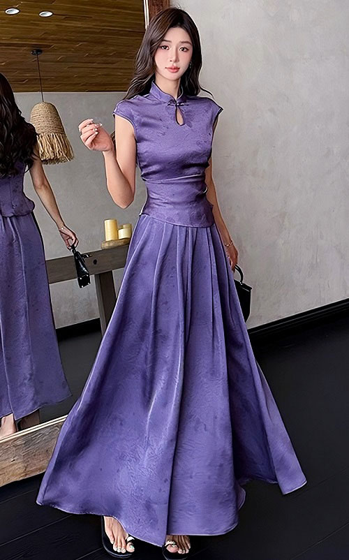 4✮- OPFMY11623 - Midi Dress (Top+Skirt)