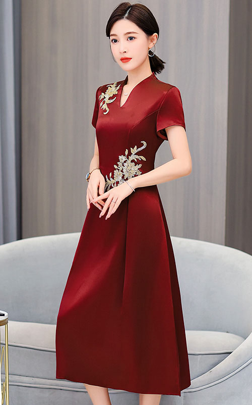 4✮- ORFMY70245 - Midi Dress (Small Cut)