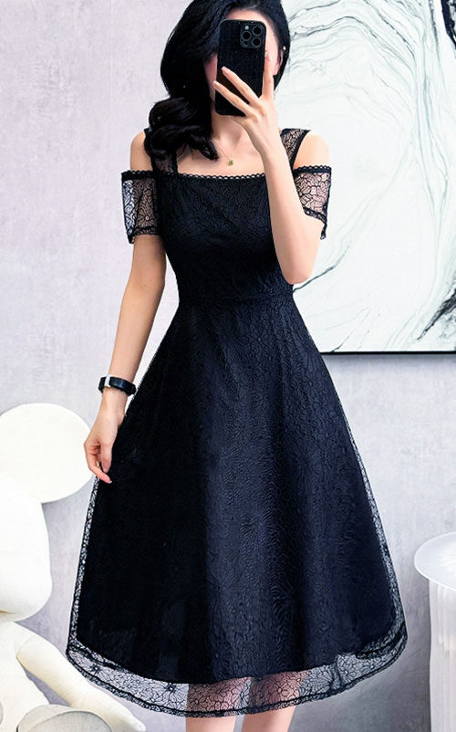 4✮- OTFMY14171 - Mini / Knee Dress