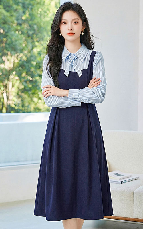4✮- OWFMY16186 - Midi Dress (Small Cut)