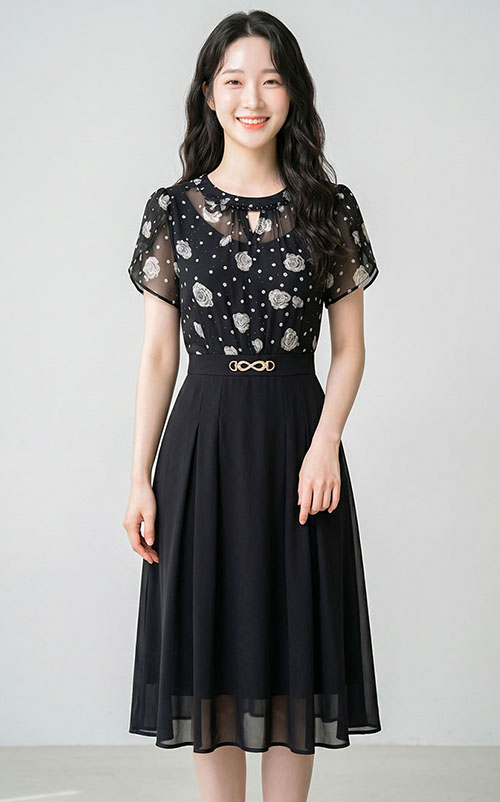 4✮- OYFRY262 - Knee Dress
