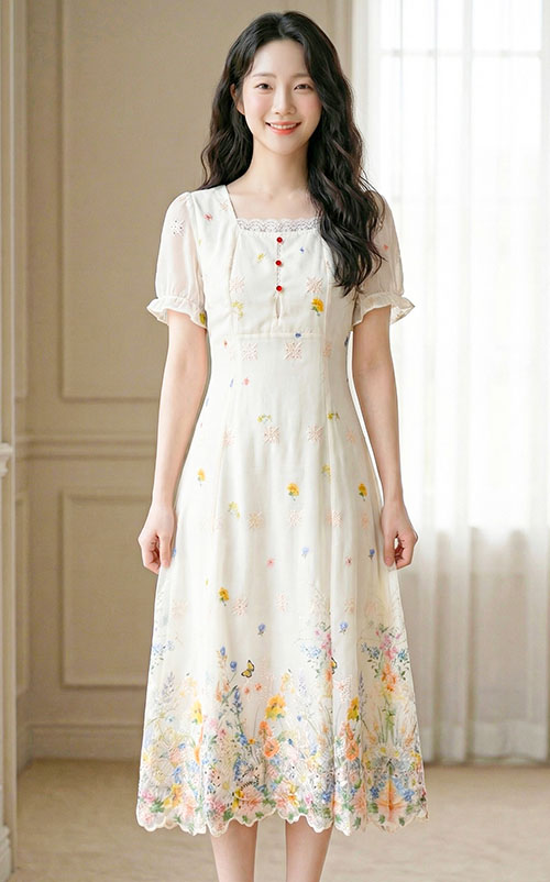 4✮- OYFRY370 - Midi Dress