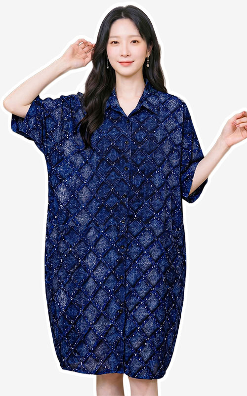 4✮- PCFRY5166 - Oversizes Dress