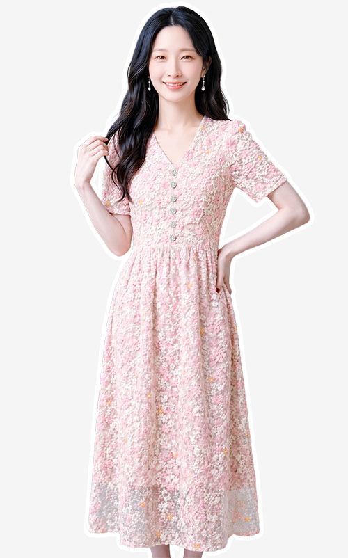 4✮- PCFRY5204 - Midi Dress