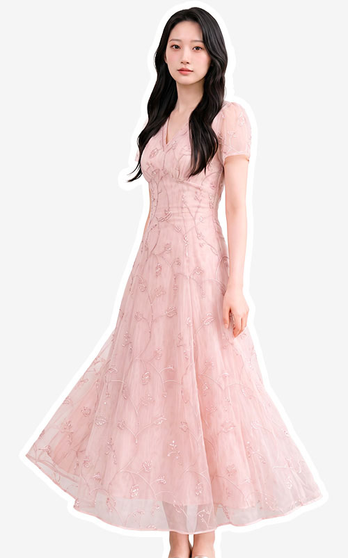 4✮- PDFRY5843 - Midi Dress