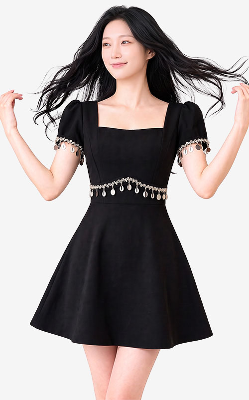 4✮- PGFRY3114 - Mini Dress (Dress+Shorts)