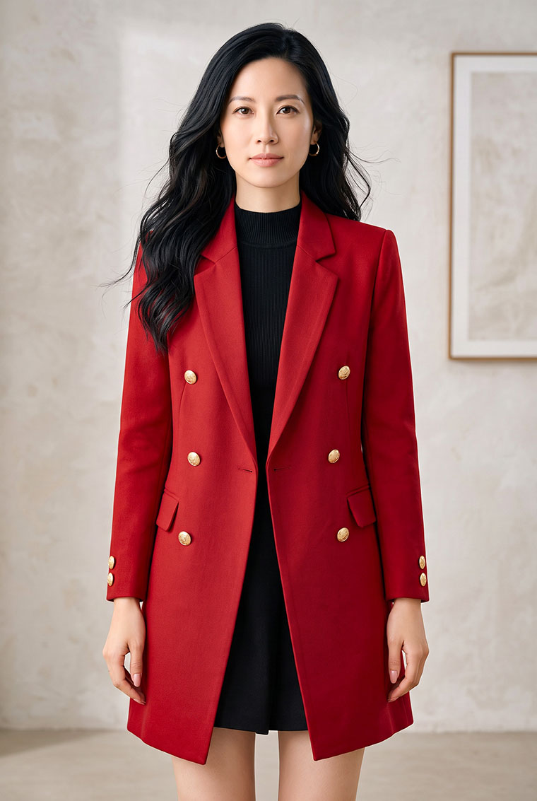 4✮- PGFRY8322 - Blazer — photograph 3
