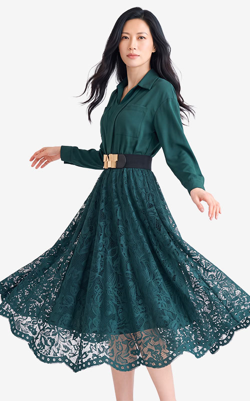 4✮- PGFRY8356 - Midi Dress