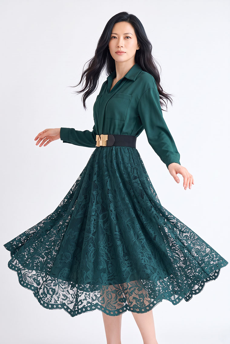 4✮- PGFRY8356 - Midi Dress