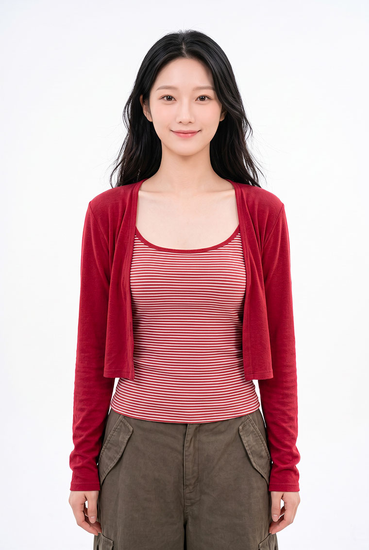 4✮- PGFRY8368 - Set (Singlet+Crop Coat) — photograph 5