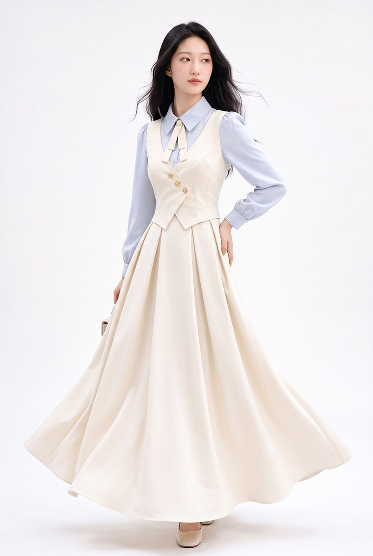 4✮- PGFRY8405 - Midi Dress