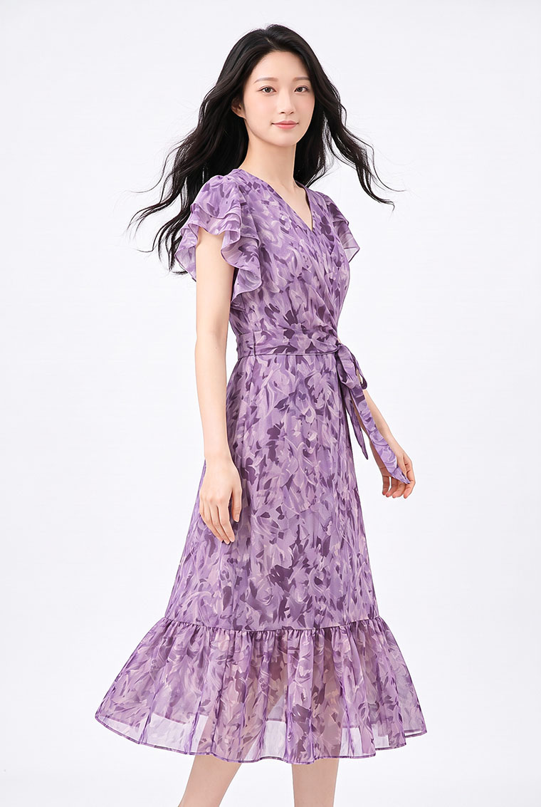 4✮- PGFRY8437 - Midi Dress (Small Cutting)