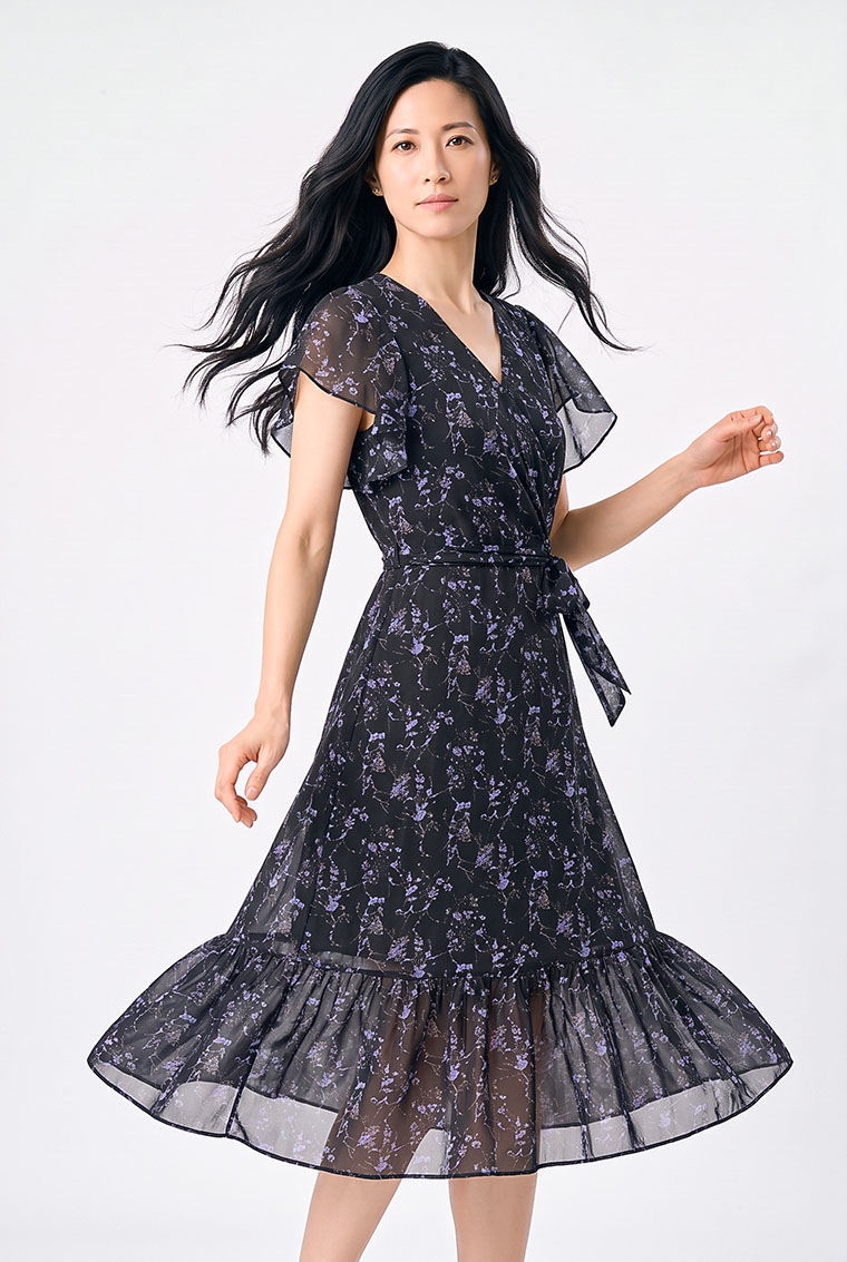 4✮- PGFRY8437 - Midi Dress (Small Cutting) — photograph 7