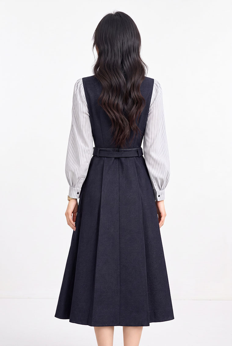 4✮- PGFRY8487 - Midi Dress — photograph 2