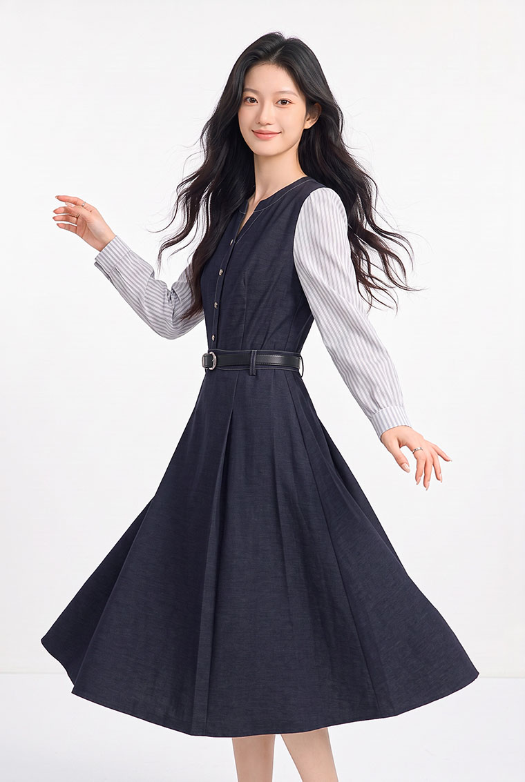 4✮- PGFRY8487 - Midi Dress