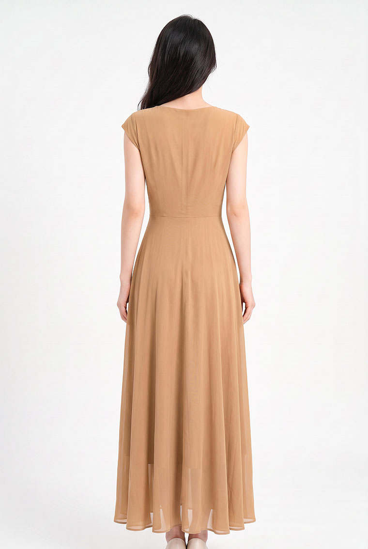 4✮- PGFRY8580 - Midi Dress — photograph 2
