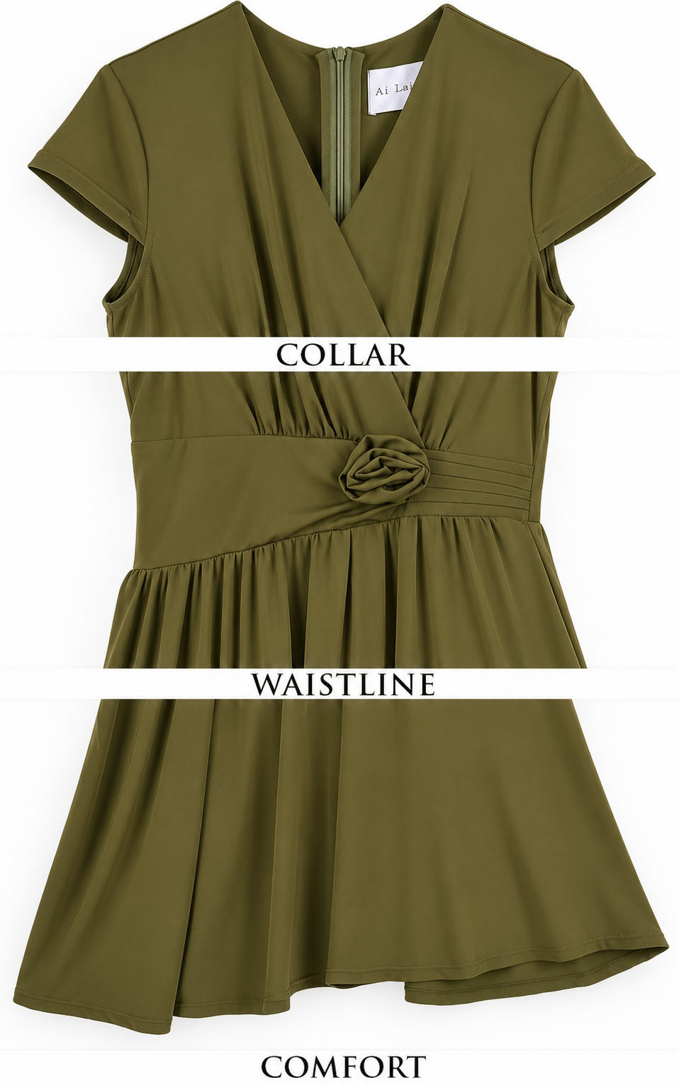 4✮- PGFRY8581 - Midi Dress — photograph 1