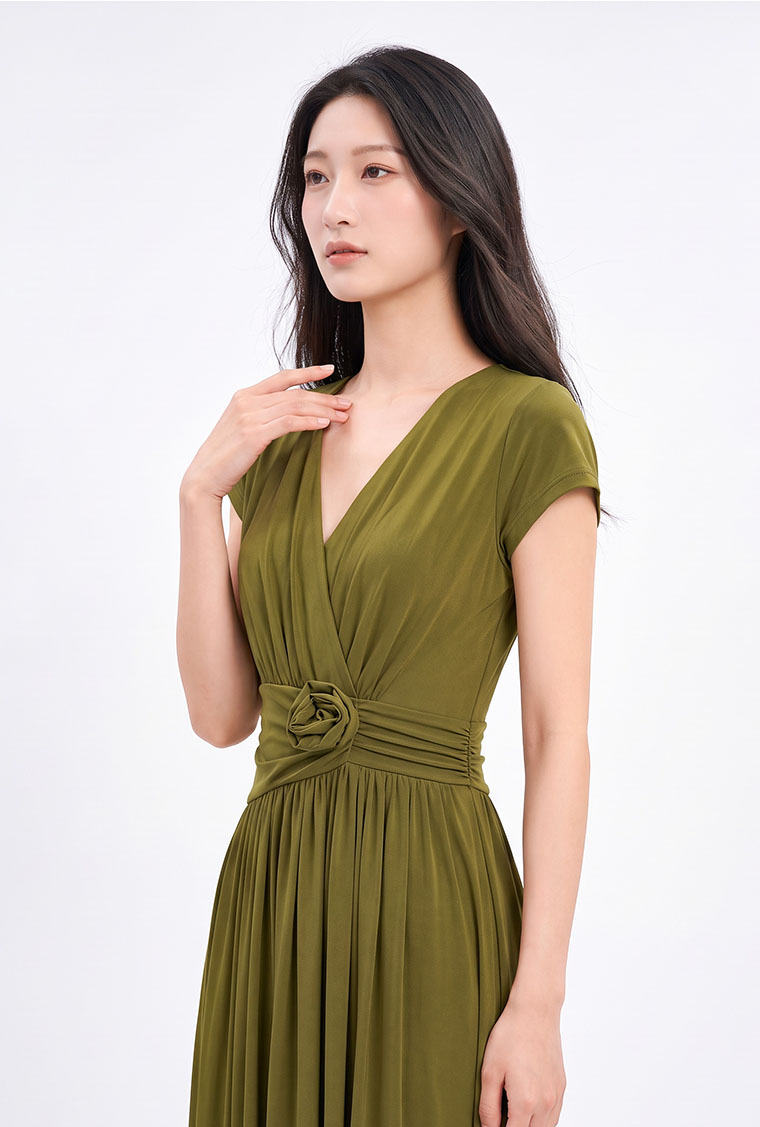 4✮- PGFRY8581 - Midi Dress — photograph 3