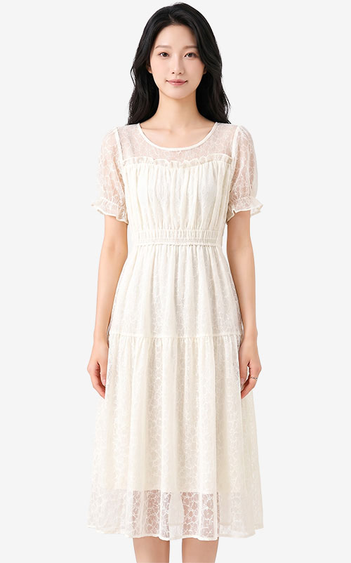 4✮- PGFRY8693 - Knee Dress