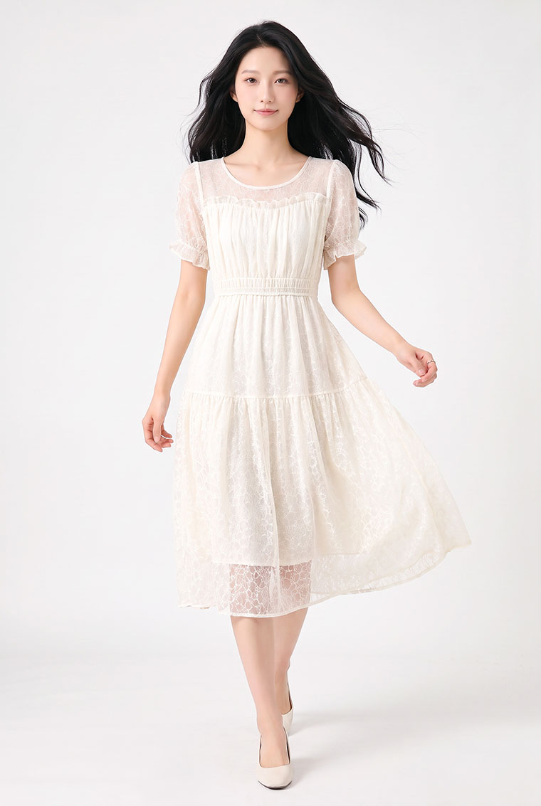 4✮- PGFRY8693 - Knee Dress