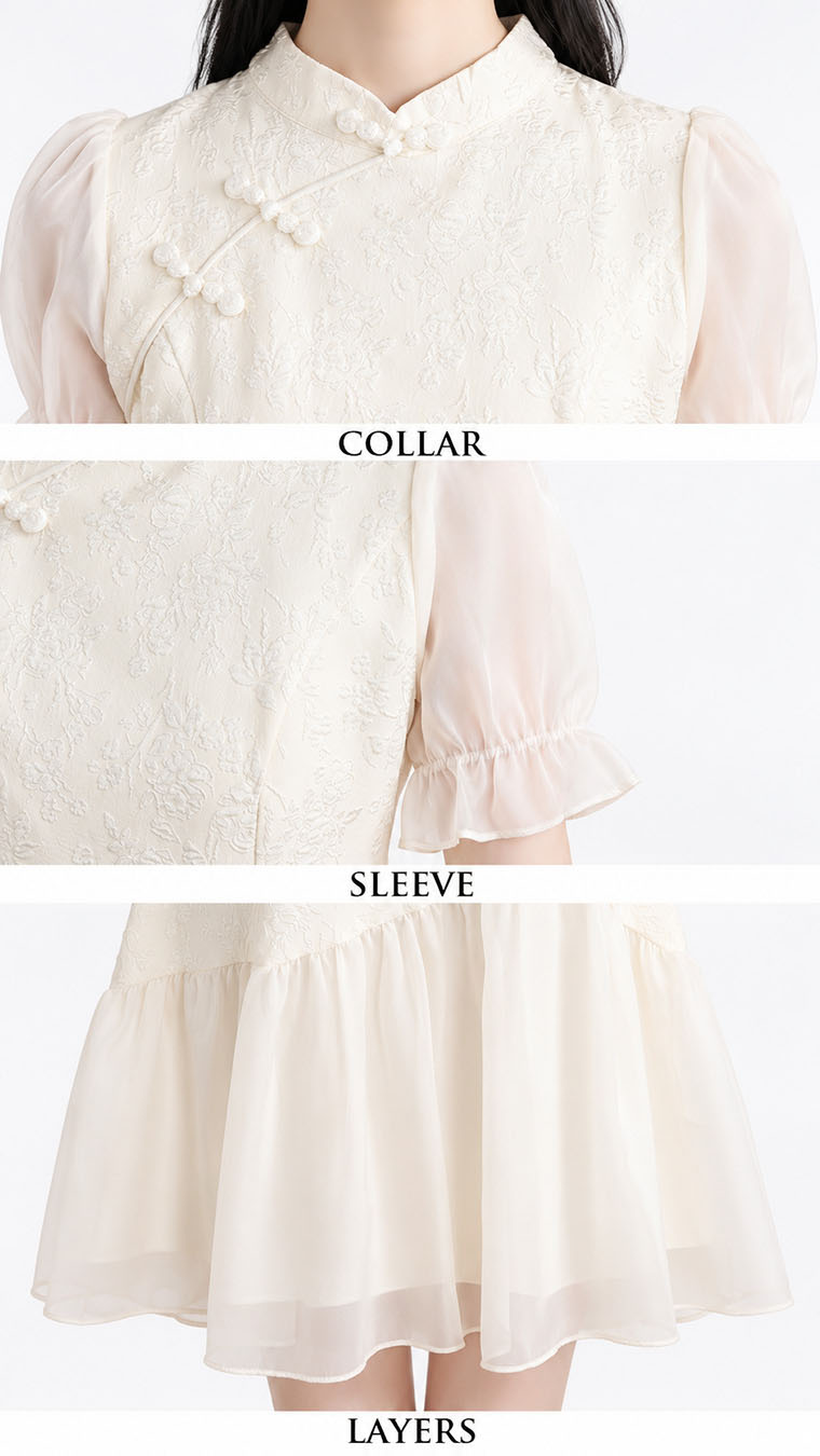 4✮- PGFRY8697 - Knee Dress — photograph 1