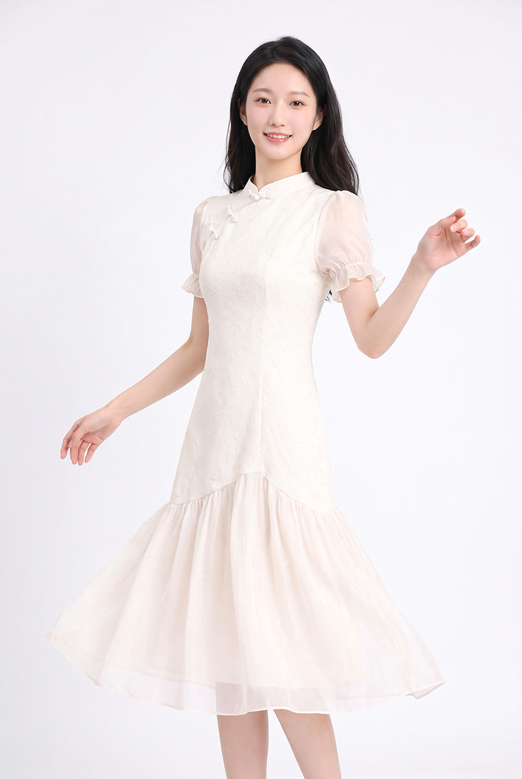 4✮- PGFRY8697 - Knee Dress — photograph 7