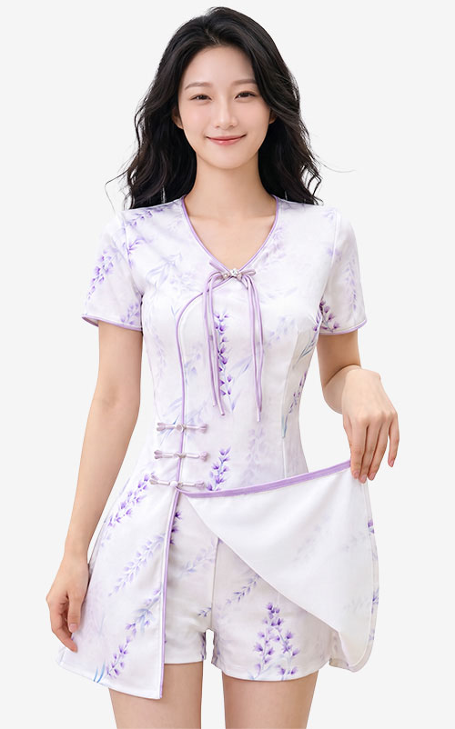 4✮- PGFRY8757 - Set (Long Top+Shorts)