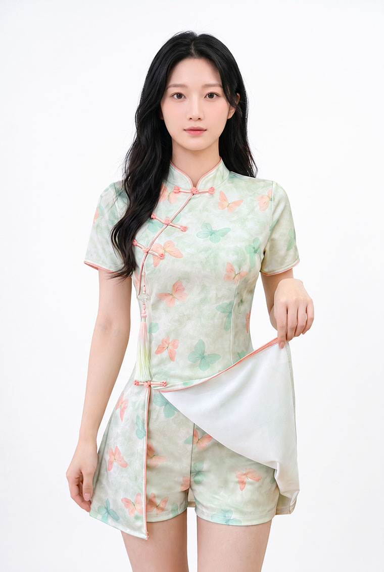 4✮- PGFRY8760 - Set (Long Top+Shorts) — photograph 5