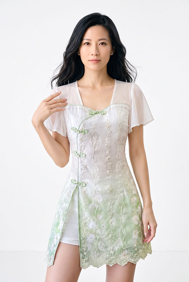 4✮- PGFRY8780 - Set (Long Top+Shorts) — photograph 6