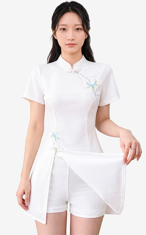 4✮- PGFRY8781 - Set (Long Top+Shorts)