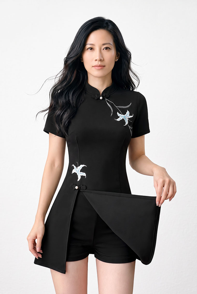 4✮- PGFRY8781 - Set (Long Top+Shorts)