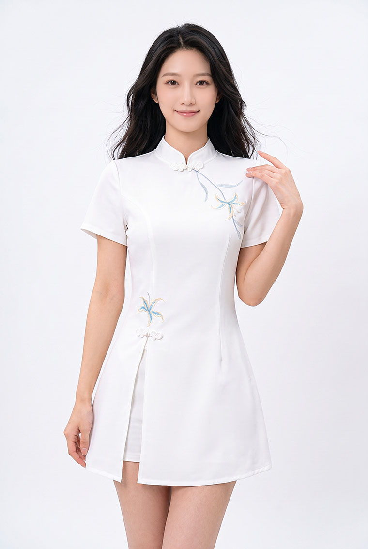 4✮- PGFRY8781 - Set (Long Top+Shorts) — photograph 3