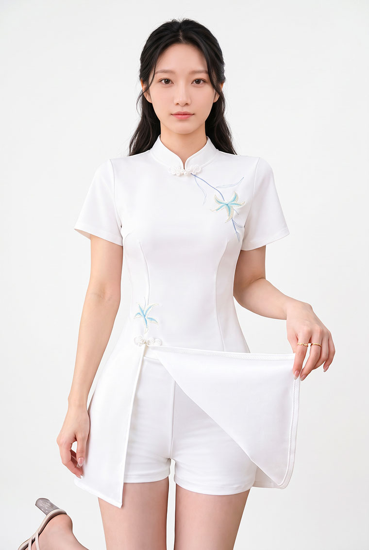 4✮- PGFRY8781 - Set (Long Top+Shorts) — photograph 5