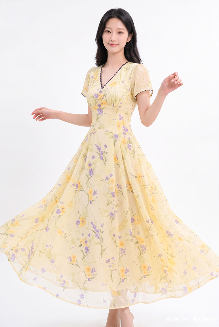 4✮- PGFRY8828 - Midi Dress