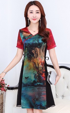 4✮ - Knee Dress - SZFT46309 (Ready Stock)