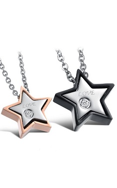 Couple Necklace (1 Set) - SSJ009 Couple Necklace (1 Set) - SSJ009