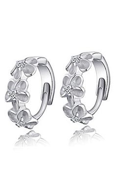 Silver - Earring - YJJ042 Silver - Earring - YJJ042