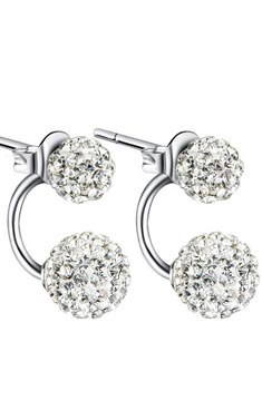 Silver - Earring - YJJ045 Silver - Earring - YJJ045
