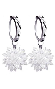 Silver - Earring - YJJ046 Silver - Earring - YJJ046