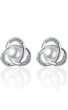 Silver - Earring - YJJ056 Silver - Earring - YJJ056