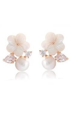 Silver - Earring - YJJ059 Silver - Earring - YJJ059