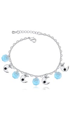 White Gold / Crystal - Bracelet - YSJ034 White Gold / Crystal - Bracelet - YSJ034