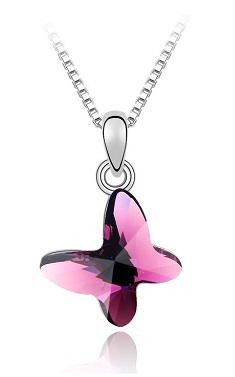 Crystal - Butterfly Necklace - YSJ036 Crystal - Butterfly Necklace - YSJ036